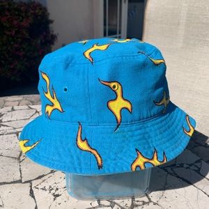 custom golf wang flame inspired bucket hat